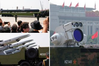 3 new Chinese weapons highlighted at military parade watched by Putin, Kim
