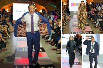Ex-Govs Cuomo, Paterson and other politicians strut down runway in bipartisan NYFW show featuring local designers