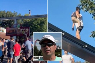 Hero dad describes moment he rescued boy who wandered onto Hersheypark ride 100 feet in the air
