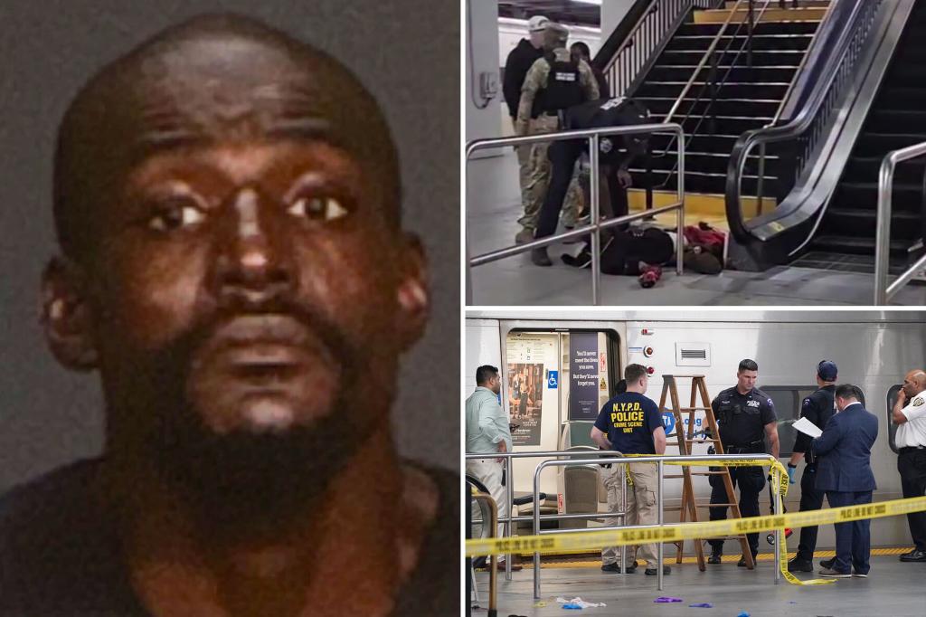 Homeless mugger shot by off-duty NYPD copy during Penn Station robbery faces charges