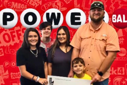 Family misses B powerball jackpot by just one number, collects 0K instead