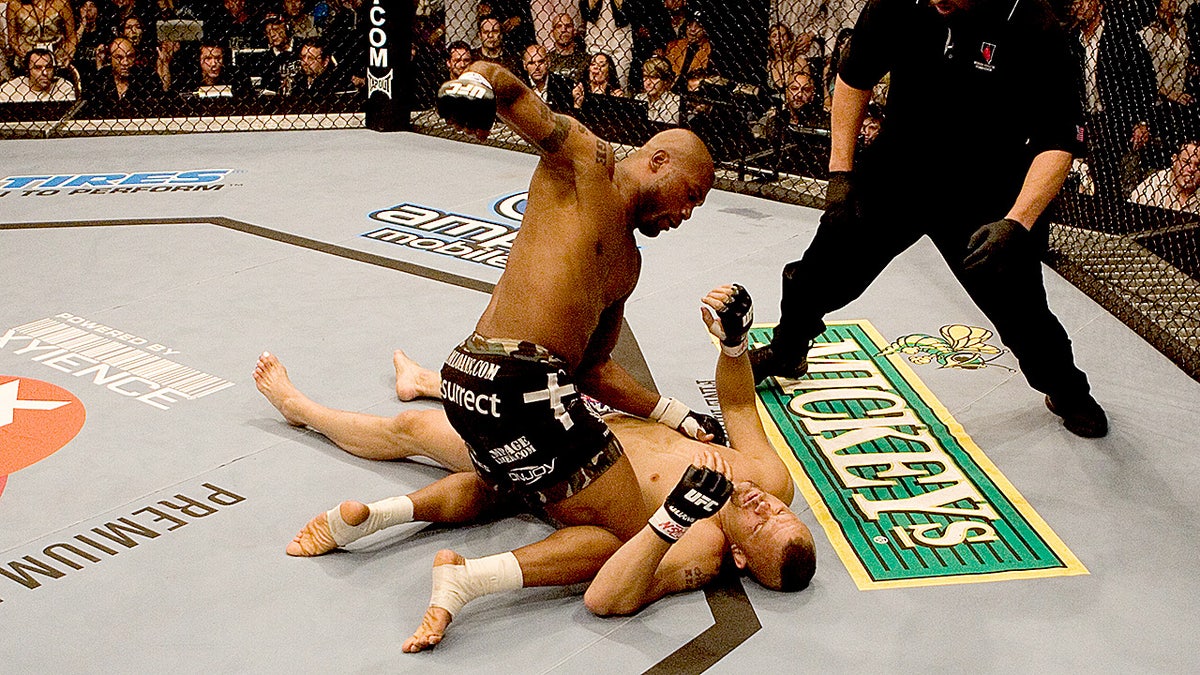 Rampage Jackson against Chuck Lidell
