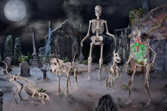 Home Depot’s Giant Skeleton Finally Has a Voice. Check Out the New App This Halloween