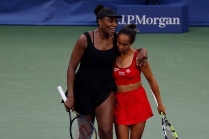 Venus Williams’ US Open run comes to close after losing doubles match to top seed
