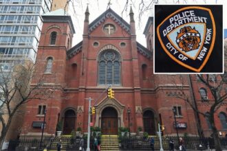 Sinful couple attack and rob worker inside NYC church after being asked not to block door: cops