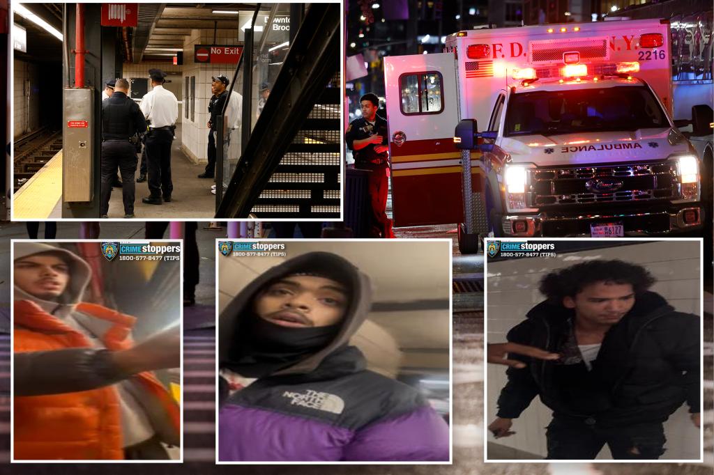 Stranger randomly slashes man leaving NYC subway station in spate of underground violence: cops