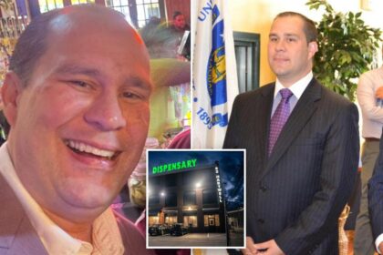 Controversial former mayor stabbed in the neck outside his cannabis dispensary