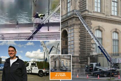 Company behind ladder truck used in daring Louvre robbery releases ad spoofing 0M heist: ‘If you’re in a hurry’