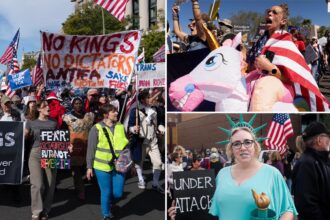 ‘No Kings’ protests composed mostly of educated white women in their 40s: experts