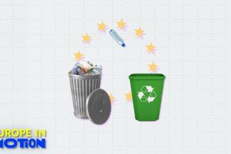 How much packaging waste are EU citizens producing?
