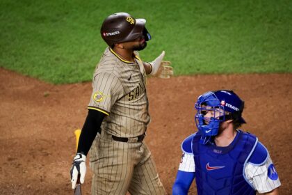 Padres players held back after confronting umpires following controversial season-ending loss to Cubs