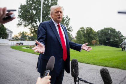 Trump says government shutdown layoffs are ‘up to’ Dems as standoff continues