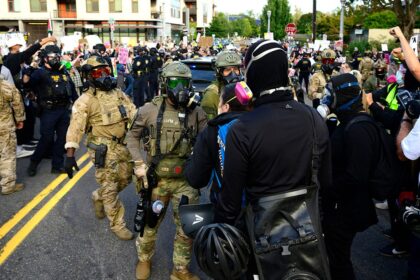 Portland police chief touts ‘crowd support’ approach as ICE facility faces ongoing violence