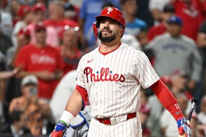 Phillies’ ninth inning comeback against Dodgers falls just short with Biden in attendance