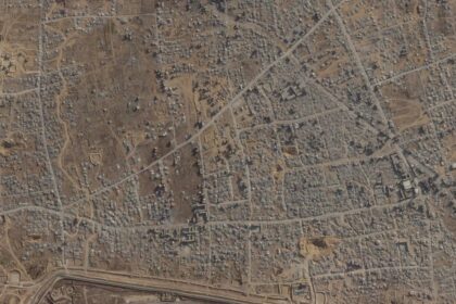 Before and after images show devastating destruction in Gaza