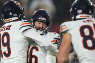Jake Moody kicks game-winning field goal in first appearance with Bears