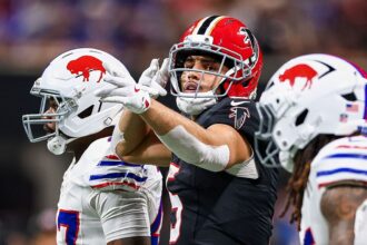 Falcons stun Bills behind brilliant offensive performances from Bijan Robinson and Drake London