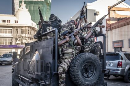 African island nation plunged into political chaos as president flees country, military seizes control