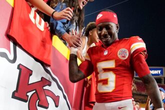 Chiefs’ Hollywood Brown got baptized days before two-touchdown game vs Lions: ‘Whole weekend’s been amazing’