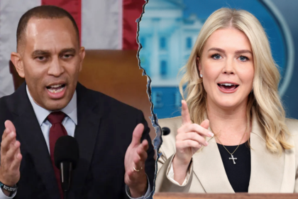EXCLUSIVE: Karoline Leavitt slams Hakeem Jeffries as ‘stone-cold loser’ after he attacks her as ‘demented’