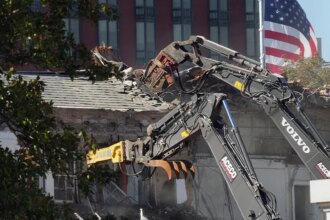 Trump celebrates White House demolition as new ballroom rises: ‘Music to my ears’