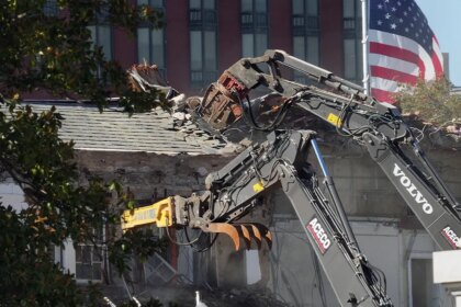 Trump celebrates White House demolition as new ballroom rises: ‘Music to my ears’