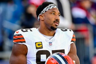 Browns’ Myles Garrett says he’d ‘throw the whole performance away for a win’ after record 5-sack game