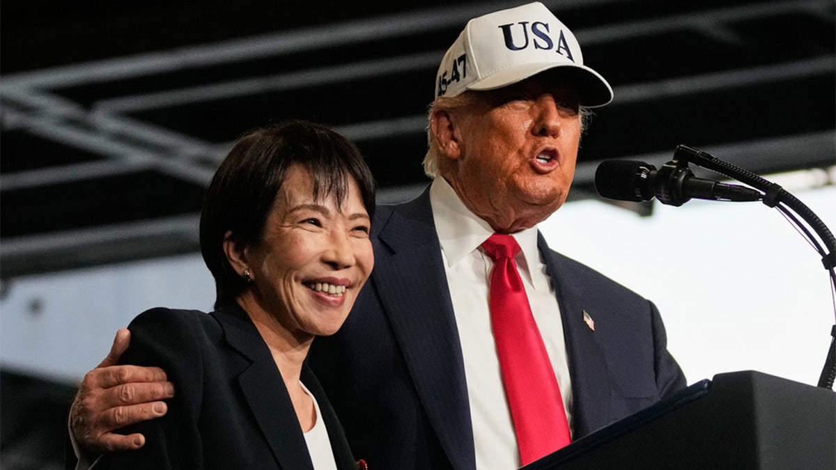 trump and japan pm sanae takaichi