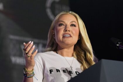 Erika Kirk delivers raw, faith-filled tribute to late husband at Ole Miss: ‘I slept on his side of the bed’