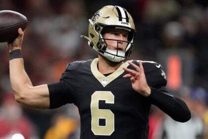 Saints’ rookie quarterback reveals wife’s blunt reaction after being named starter