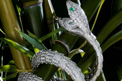 Bulgari’s dazzling Serpenti High Jewellery watch charms with a secret dial