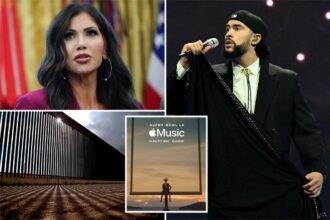NFL officials won’t be ‘able to sleep at night’ after picking Bad Bunny for Super Bowl halftime show, DHS chief Kristi Noem says
