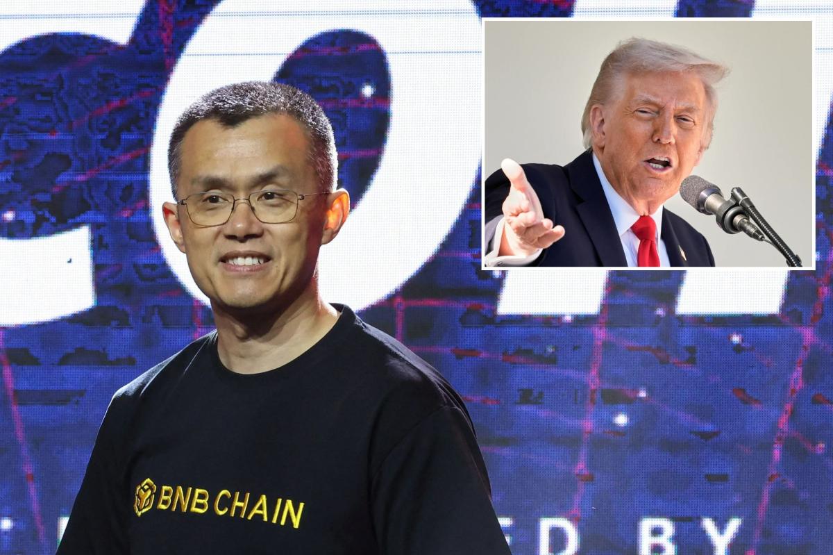 Trump pardons convicted mogul Changpeng Zhao after Biden’s ‘war on cryptocurrency’