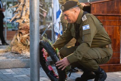 IDF holds memorial ceremony at base attacked by Hamas on Oct. 7 honoring fallen troops