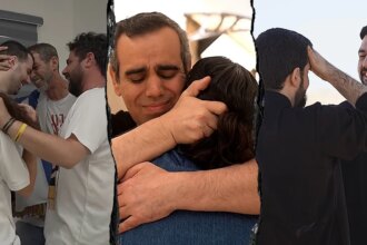 Israeli hostages reunited with families in emotional moments
