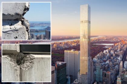 Experts fear notorious Billionaires’ Row supertall could rain ‘chunks of concrete’ on NYC if cracks not addressed: report