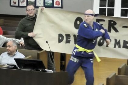Independent NJ candidate’s martial arts theatrics shakes up township meeting