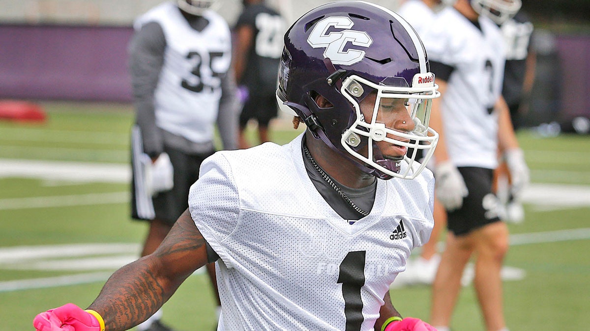 Montie Quinn takes part in practice