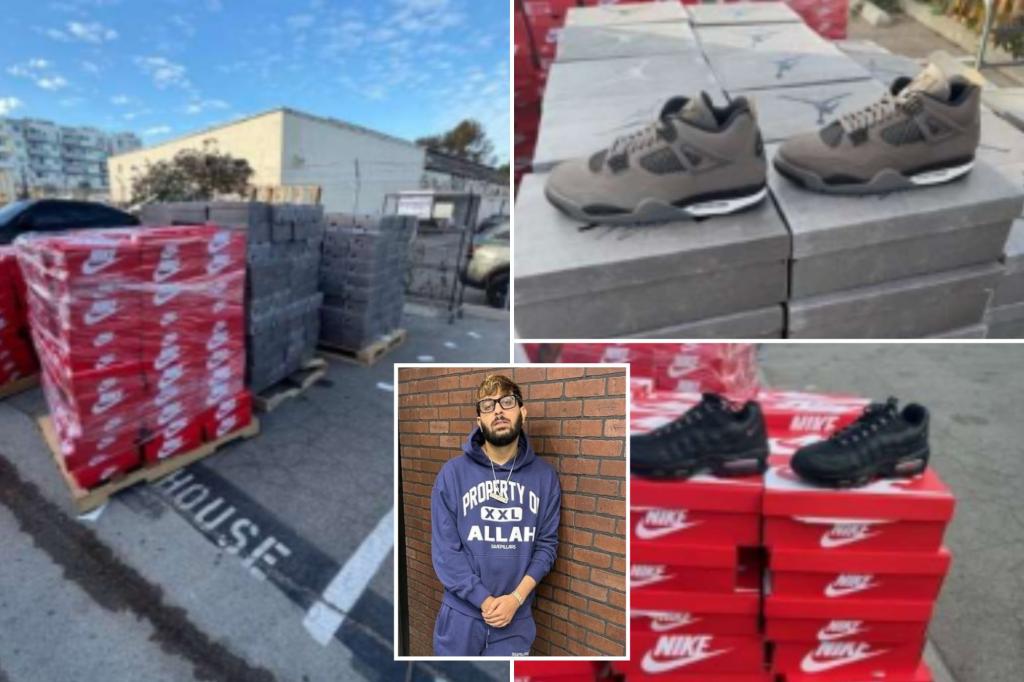 CoolKicks founder arrested after 0K worth of stolen Nike merchandise found at warehouse: police