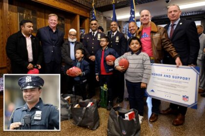 NFL Commissioner Roger Goodell hands out scholarships to children of slain NYPD cop Didarul Islam: ‘Hero to us’