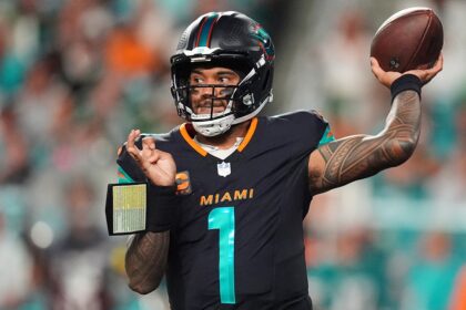 Dolphins’ Tua Tagovailoa cites height as one reason for Jaylen Waddle’s lack of targets in latest loss