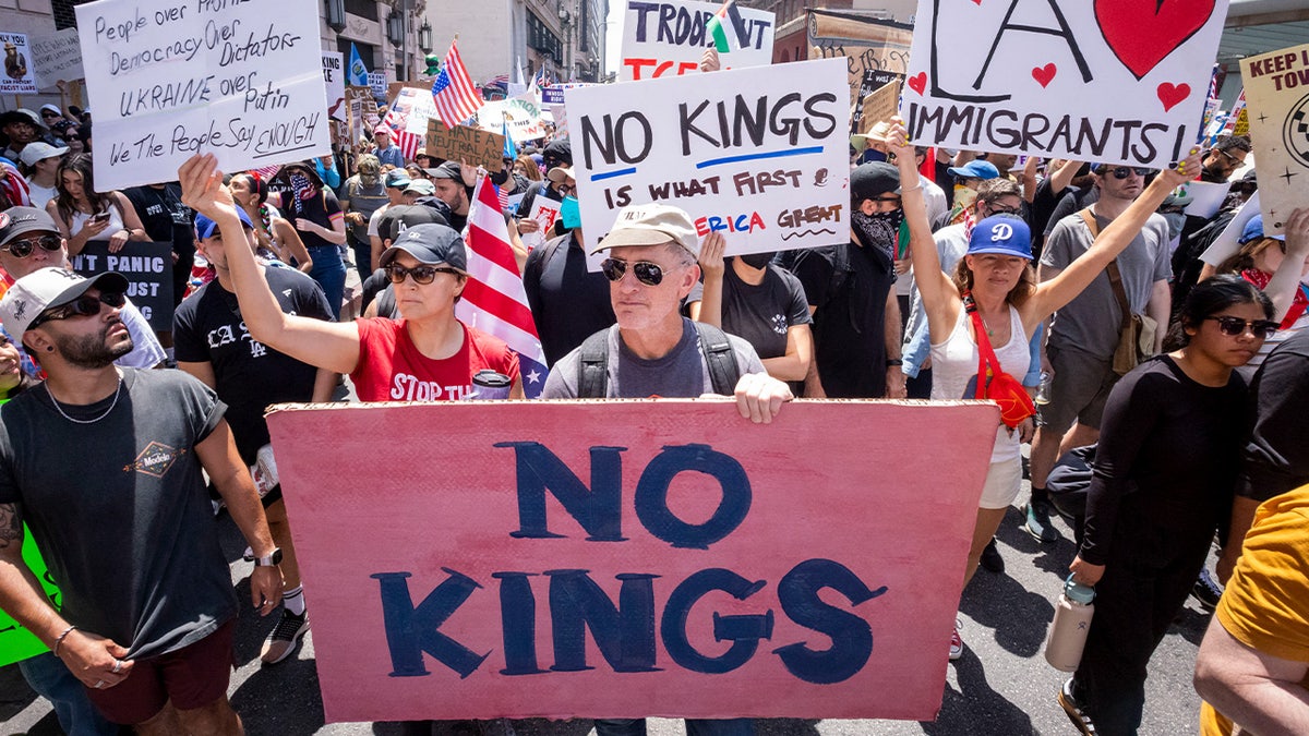 No Kings protest in Los Angeles