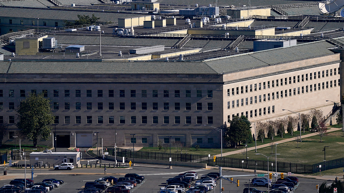 An aerial view of the Pentagon