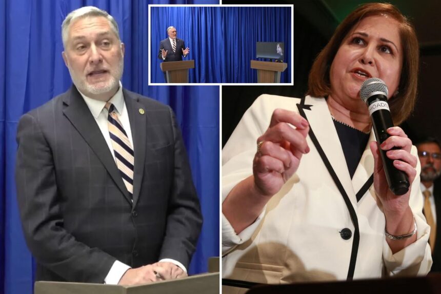 Virginia GOP candidate holds debate with AI clone of opponent after she refused to participate