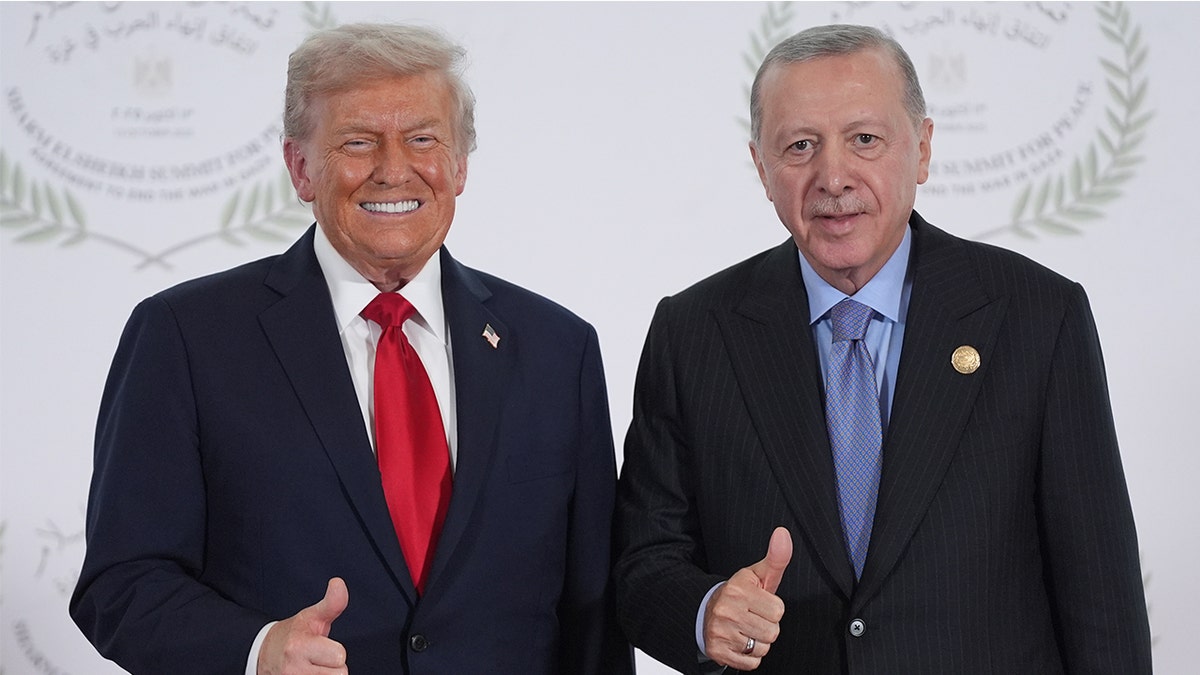 President Trump and President Erdogan in Egypt.