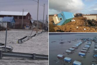 1 killed, 51 rescued as western Alaska communities devastated by floods caused by Typhoon