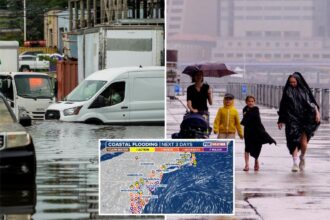Nor’easter to whallop Big Apple with intense rain, potential flooding and beach erosion