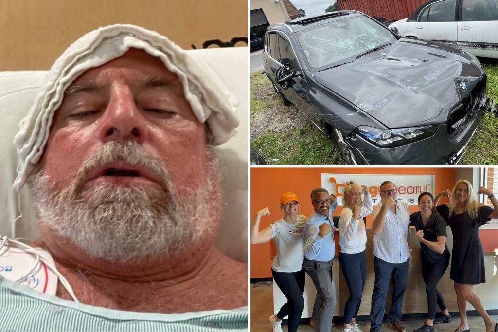 Virginia man experiencing massive heart attack while driving crashes at cardiologist’s doorstep in ‘miracle’ stroke of luck