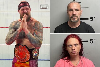 Pro wrestler’s ex-wife and her new man charged with murdering him 3 days after divorce finalized