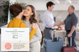 Most Americans tire of houseguests before the week ends, new survey reveals